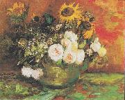 Vincent Van Gogh Bowl with Sunflowers France oil painting artist